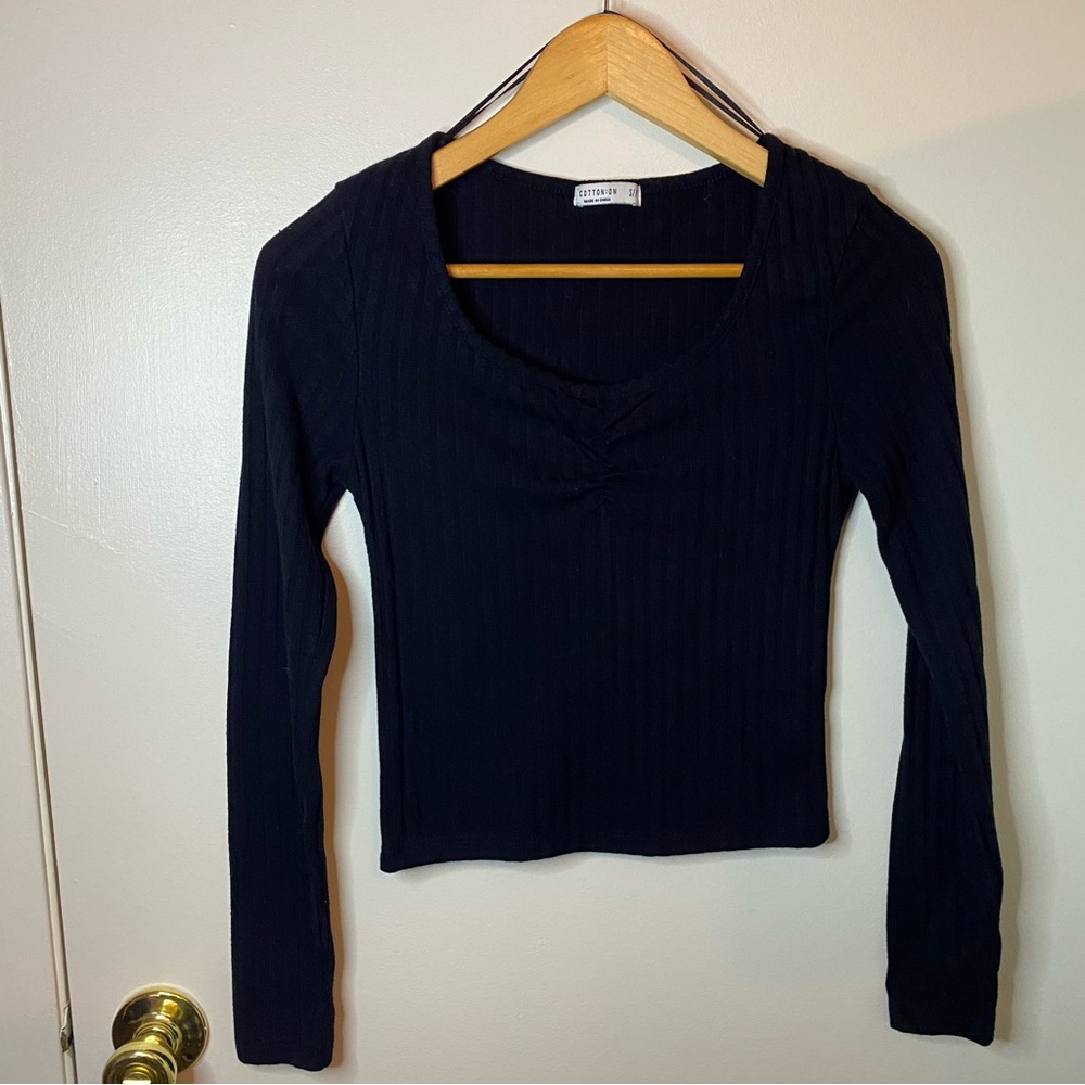 COTTON ON Ruched Ribbed Long Sleeve - Picture 3 of 6